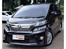2014 Toyota Vellfire 2.4 ZG Van Wagon Hitam Serv Rec Good Condition