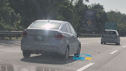 Spyshot: Facelifted Proton Iriz And Persona Caught On PLUS Highway