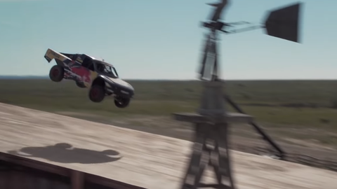 Watch Bryce Menzies Set The World Record Furthest Off-Road Truck Jump