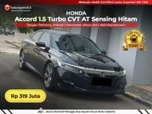 2019 Honda Accord 1.5 Sedan Turbo CVT AT Sensing Hitam 2019/2020 [ GARANSI 5TH ]