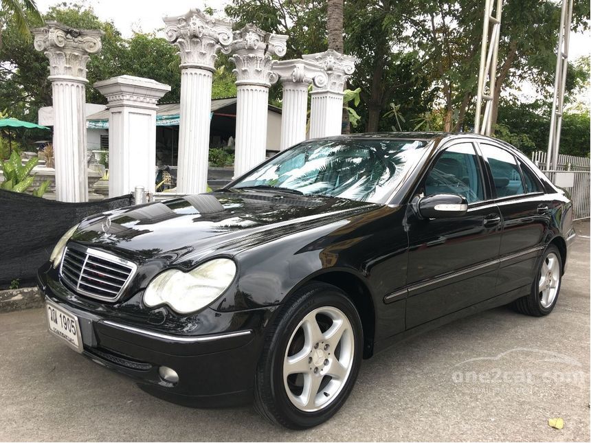 2002 Mercedes-Benz C200 Kompressor 2.0 W203 (ปี 01-07) Avantgarde Sedan ...