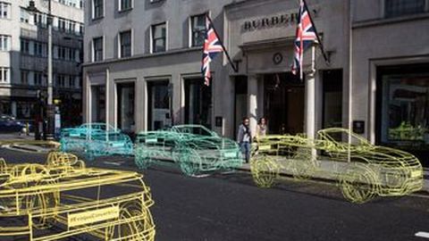 Jelang Peluncuran, Rangka Range Rover Evoque Cabriolet Mejeng di London