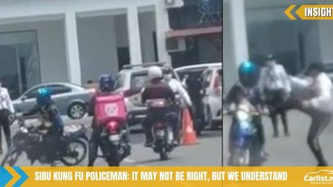 Sibu Kung Fu Kick Policeman – It May Not Be Right, But We Understand