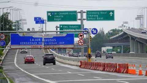 322 Ribu Kendaran Kembali Jakarta saat Arus Balik Libur Tahun Baru 2021