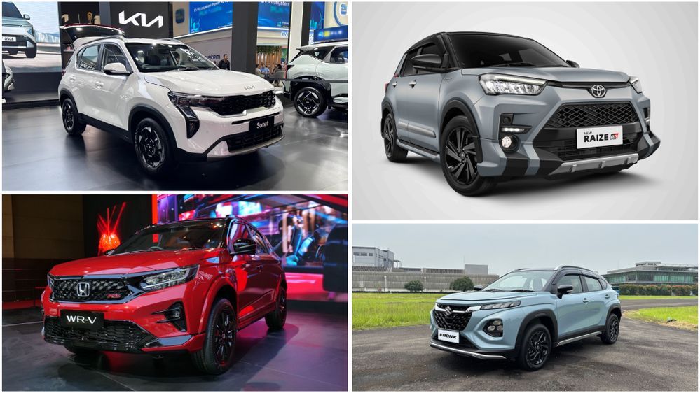 Suzuki Fronx vs Toyota Raize vs Honda WR-V vs Kia Sonet, Mana Compact SUV Terbaik?