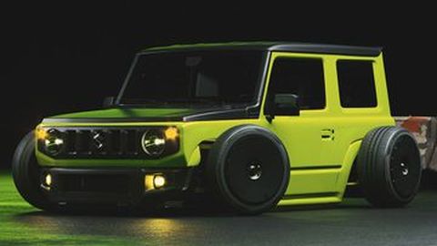 Begini Tampilan Suzuki Jimny Kalau Diceperin Sampai Hampir Sentuh Aspal