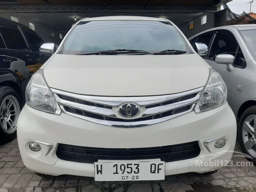 Jual Mobil Toyota Avanza 2013 G 1.3 di Jawa Timur Automatic MPV Putih Rp 130.000.000