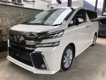 2015 Toyota Vellfire 2.5 ZA New Stock Offer