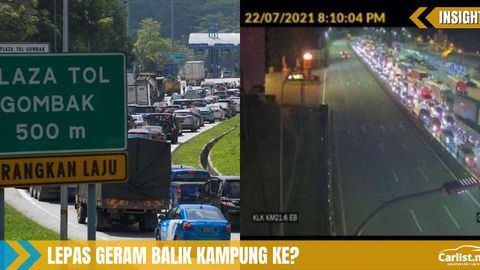 Surat MITI Kembali Diterima Untuk Rentas Negeri, SJR Tol Gombak Sesak