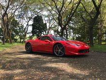 Ferrari 458 ITALIA 2014, Rosso Corsa, Nero Interior Like New and Low Km, Rare Item