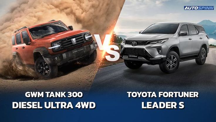 TOYOTA FORTUNER LEADER S Vs TANK 300 DIESEL SUV ตัวแรง