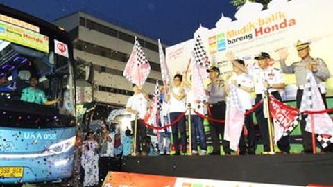 Ribuan Orang Ikut Mudik Bareng Astra Honda Motor