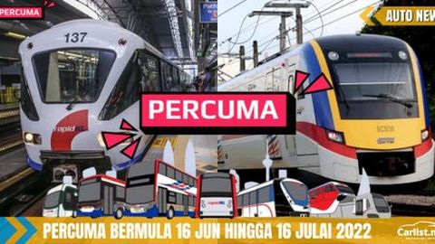 Pengangkutan Awam Percuma Selama Sebulan – LRT, MRT, KTM, BRT, Monorel dan Bas Rapid KL