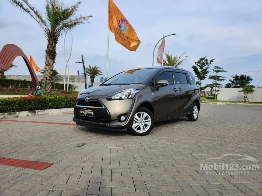 Jual Mobil Toyota Sienta 2017 G 1.5 di Banten Automatic MPV Coklat Rp 157.000.000