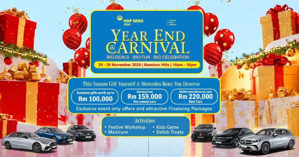 Luxury Made Affordable: Pre-Owned Mercedes-Benz from RM159k at Hap Seng Star Carnival
