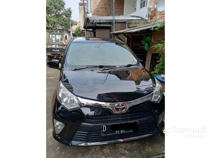 Jual Mobil Toyota Calya 2017 G 1.2 di Jawa Barat Automatic MPV Hitam Rp 110.000.000