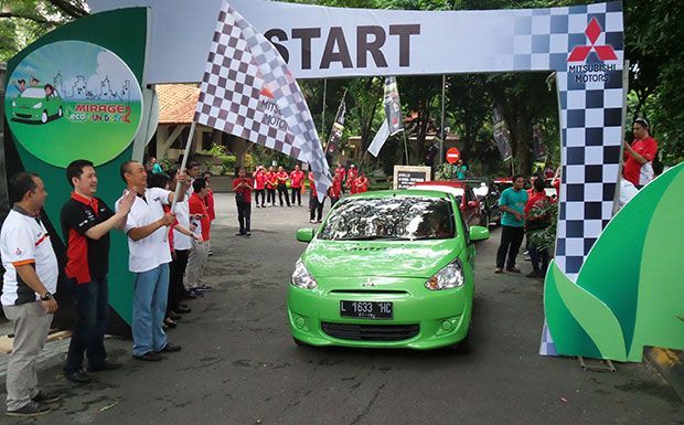 40 Pemilik Mitsubishi Mirage Surabaya Berebut Jadi Raja Irit