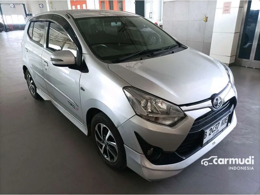 Jual Mobil Toyota Agya 2019 TRD 1.2 di Banten Automatic Hatchback Silver Rp 119.000.000