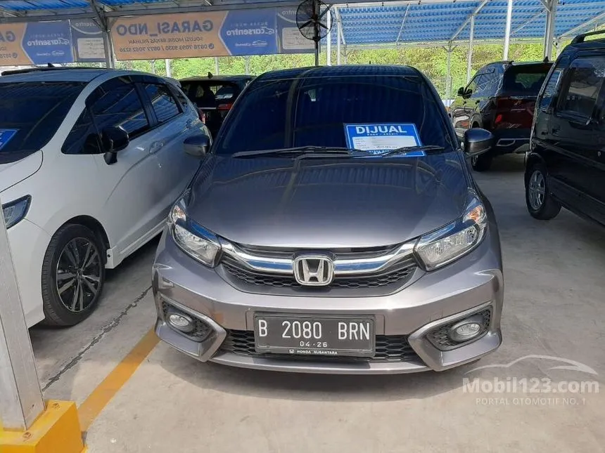 Jual Mobil Honda Brio 2021 E Satya 1.2 di Jawa Barat Automatic Hatchback Abu