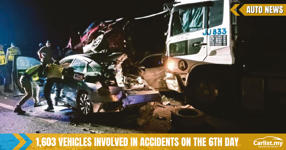 CNY 2023: Thousands of accidents reported by PDRM every day