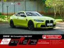 2023 BMW M4 3.0 Competition Coupe S58 (G82) Yellow on Yas Marina Odo 2 Rb (LIKE NEW) #Garasi Bloko