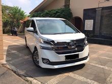 2015 Toyota Vellfire 2.5 G ATPM putih pilot seat