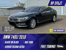 2018 BMW 740Li 3.0 Sedan Black Hitam 740 Li