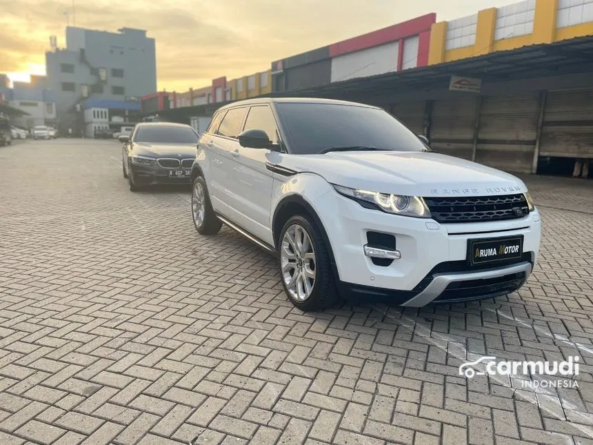 Jual Mobil Land Rover Range Rover Evoque 2012 Dynamic Luxury Si4 2.0 di DKI Jakarta Automatic Coupe Putih Rp 475.000.000