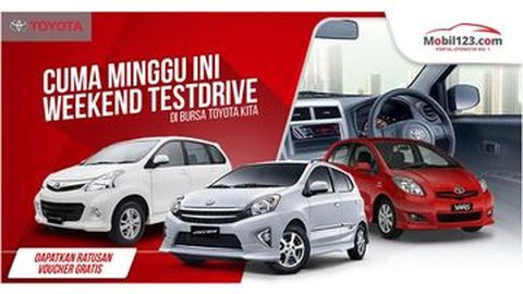 Ayo Test Drive Toyota dan Dapatkan Voucher Bensin