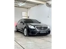 2016 Mercedes-Benz S400L 3.0 Exclusive AMG Line Sedan Black on Brown Odo 40 Rb (TERMURAH)