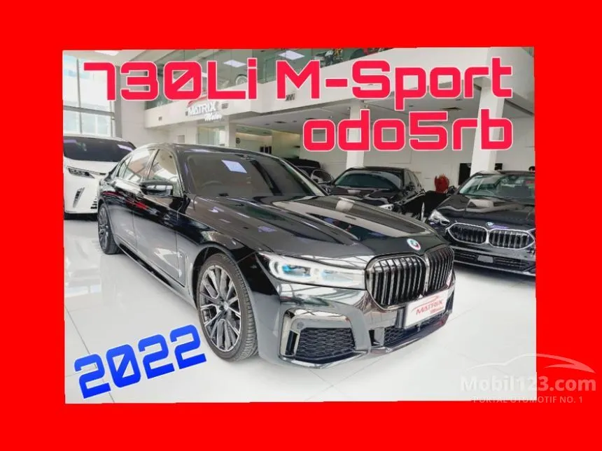 Jual Mobil BMW 730Li 2022 M Sport 2.0 di DKI Jakarta Automatic Sedan Hitam Rp 1.375.000.000