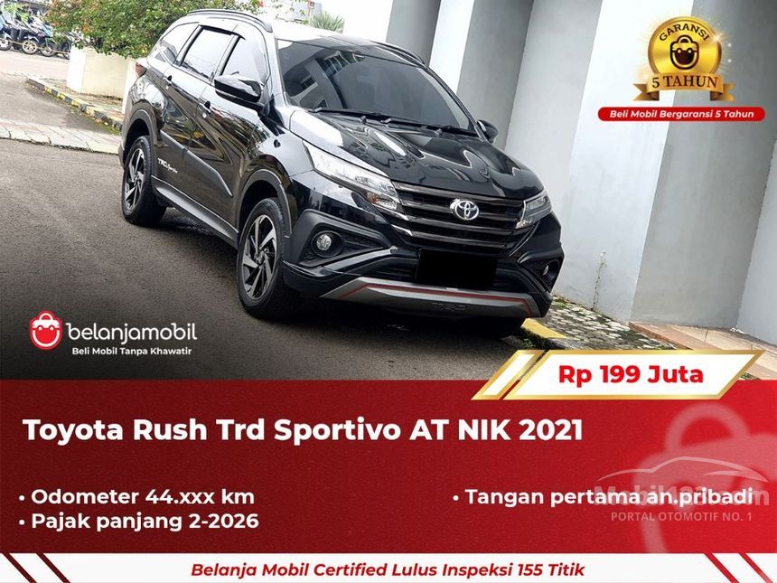 Jual Mobil Toyota Rush 2021 TRD Sportivo 1.5 di DKI Jakarta Automatic ...