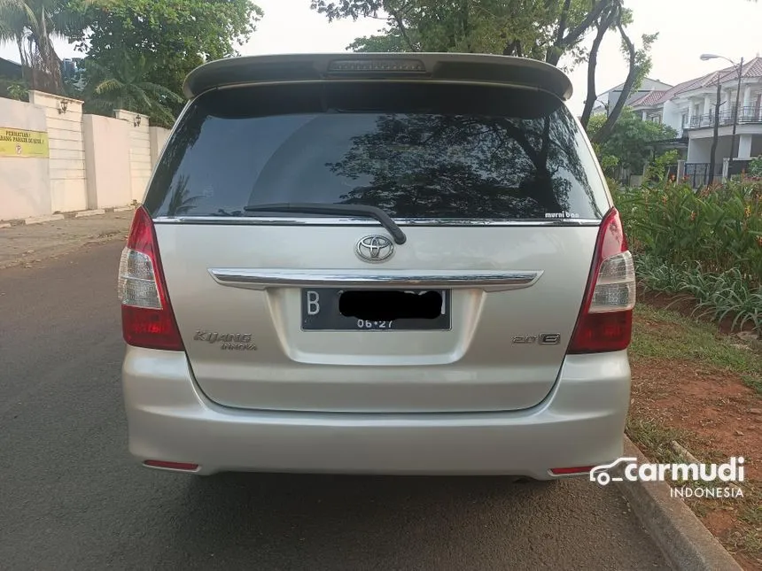 2012 Toyota Kijang Innova E MPV