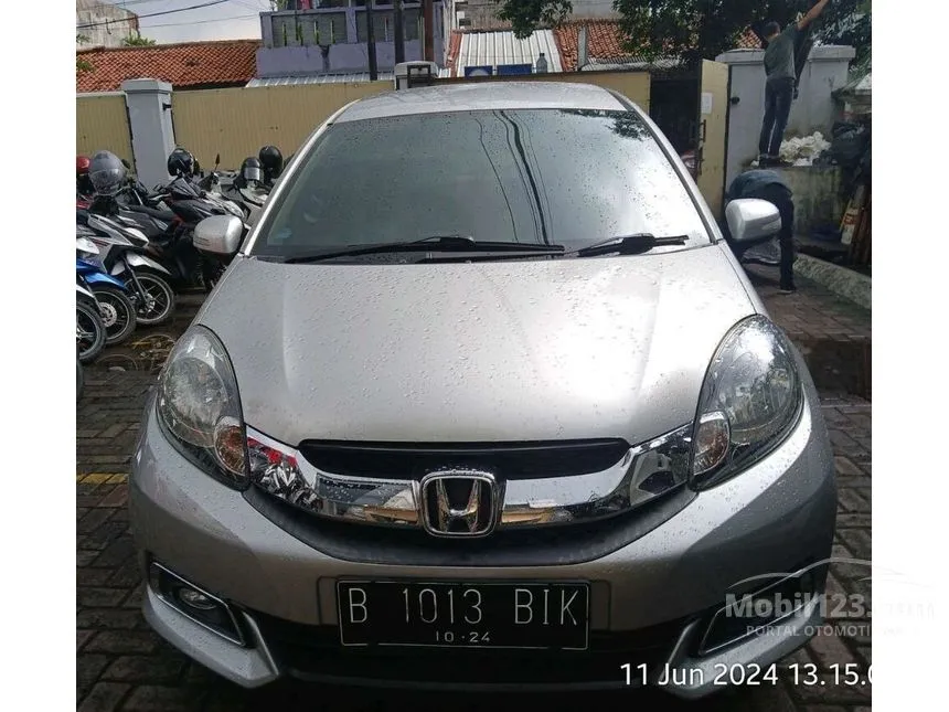 Jual Mobil Honda Mobilio 2014 E Prestige 1.5 di Jawa Barat Automatic MPV Silver Rp 127.000.000
