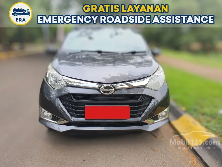Jual Mobil Daihatsu Sigra 2019 R 1.2 di Banten Automatic MPV Abu