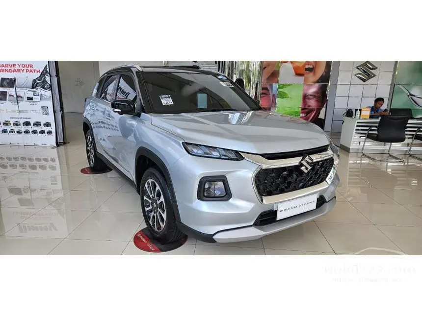 Jual Mobil Suzuki Grand Vitara 2024 MHEV GX Two Tone 1.5 di Banten Automatic SUV Silver Rp 325.000.000