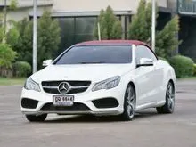 2015 Mercedes-Benz E200 2.0 W207 (ปี 10-16) AMG Dynamic Convertible