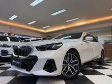 2024 BMW 520i 2.0 M Sport Sedan [Km5.000] Nik2024 White On Brown Panoramic Audio Harman Kardon ATPM Wrnty5Thn #AUTOHIGH #BEST VALUE