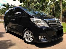 2013 Toyota Alphard 2.4 X KM Low Record Istimewa