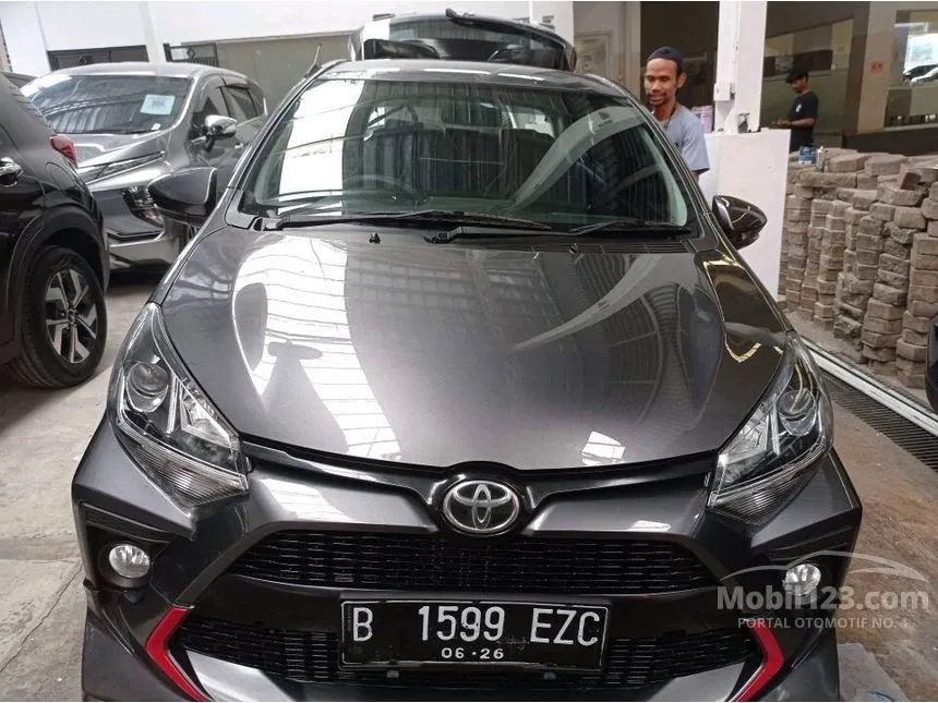Jual Mobil Toyota Agya 2021 TRD 1.2 di Jawa Barat Automatic Hatchback Abu