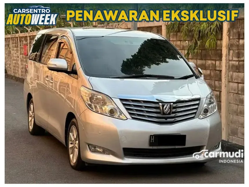 Jual Mobil Toyota Alphard 2010 G 2.4 di Jawa Tengah Automatic MPV Silver Rp 285.000.000