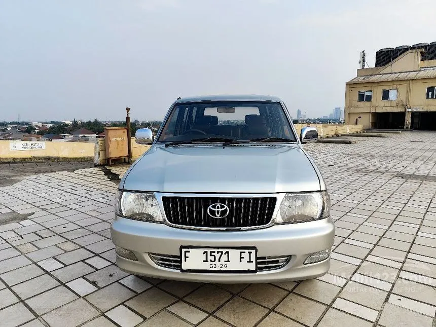 Jual Mobil Toyota Kijang 2003 Minibus GL Long (LGX) 1.8 di DKI Jakarta Manual MPV Silver Rp 75.000.000