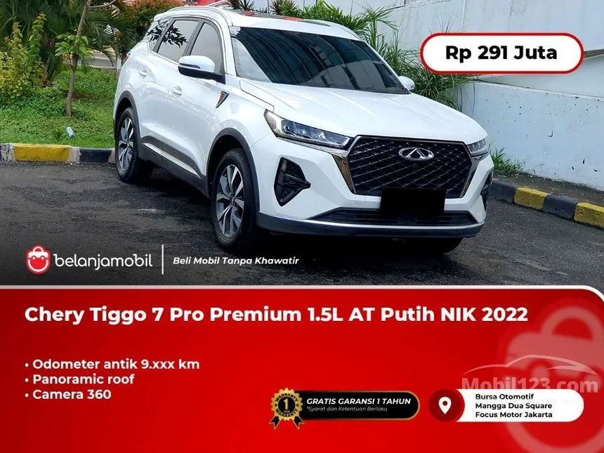 Jual Mobil Chery Tiggo 7 Pro 2022 Luxury 1.5 di DKI Jakarta Automatic SUV Putih Rp 291.000.000