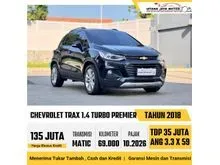 2018 Chevrolet TRAX 1.4 Premier SUV Matic Turbo Hitam Nyaman Lincah Irit