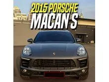 2015 Porsche Macan 3.0 S SUV Grey on Red Maroon Abu-abu