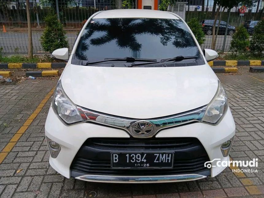 Jual Mobil Toyota Calya 2016 G 1.2 di Jawa Barat Automatic MPV Putih Rp 107.000.000