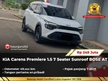 2023 KIA Carens 1.5 Premiere 7 Seater MPV Sunroof BOSE AT Putih NIK 2023 [ GARANSI 5TH ]