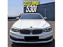 2018 BMW 530i 2.0 Luxury Sedan White on Black Putih