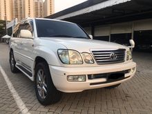 2005 Toyota Land Cruiser Cygnus 4.7 facelift Audio mark levinson km 50rb very rare warna putih full original