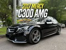 2017 Mercedes-Benz C300 2.0 AMG Line CKD Sedan Black Mercy C 300 Hitam